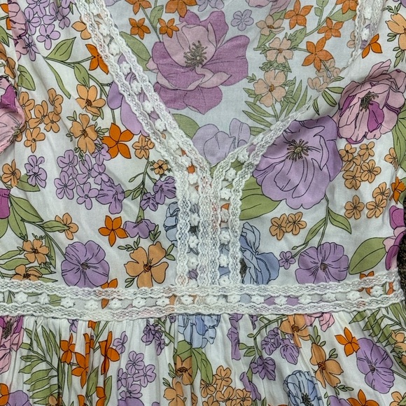 Baevely by Wellmade‎ Field Of Wildflowers Maxi Dress Sz M - Picture 14 of 16